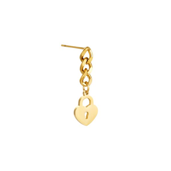 Pendiente S. CHAIN RANIA Dorado - Imagen 2