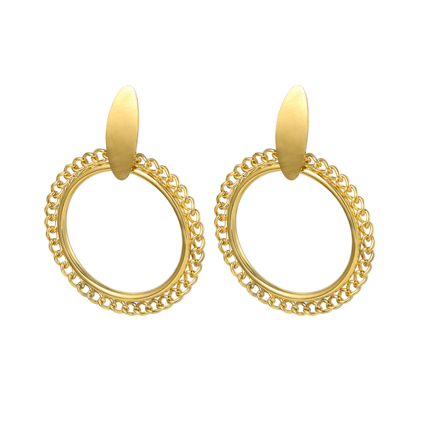 Pendientes ADRIANA Acero Dorado - Imagen 2