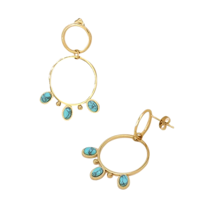 Pendientes AYLEN Turquesa