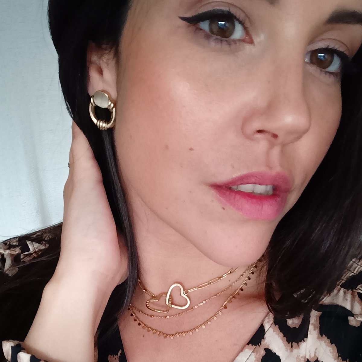 Pendientes ATZIRI Acero Dorado - Imagen 5