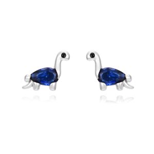 Pendientes BRAQUIOSAURIO Plata
