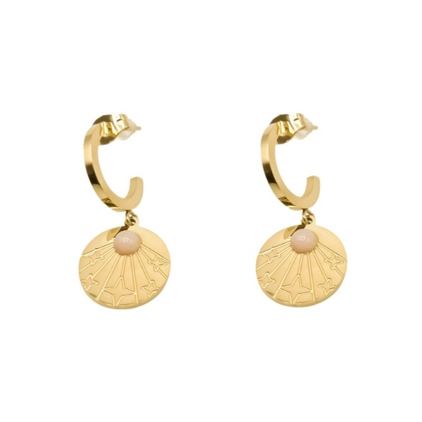 Pendientes BIANCA Acero Dorado