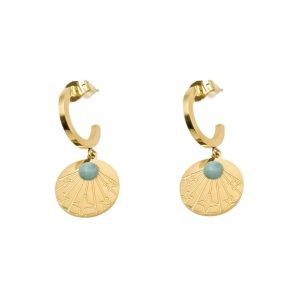Pendientes BIANCA Acero Dorado