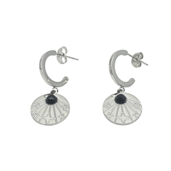Pendientes BIANCA Acero - Imagen 2