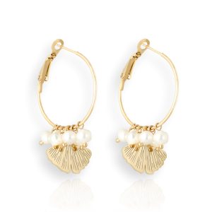 Pendientes CAROLE Acero Dorado