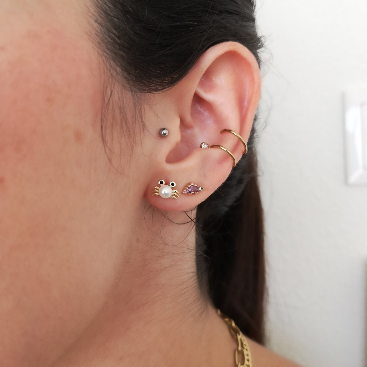 Pendientes CORDELIA Oro - Imagen 3