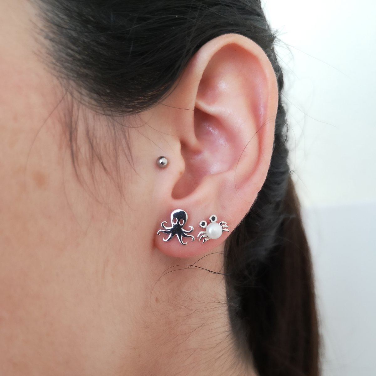 Pendientes CORDELIA Plata - Imagen 3