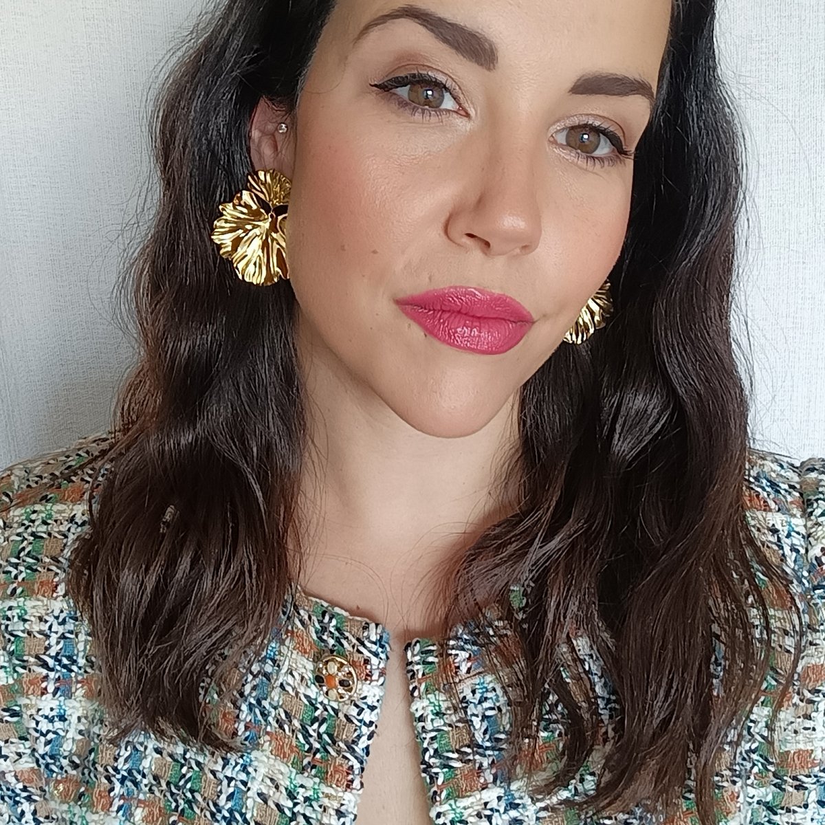 Pendientes ELIF Acero Dorado - Imagen 3