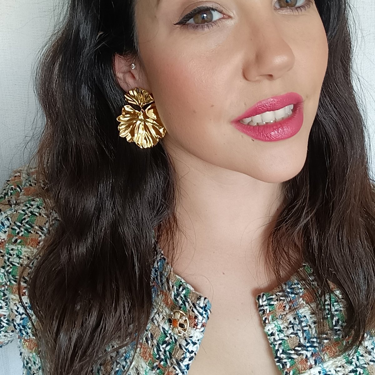 Pendientes ELIF Acero Dorado - Imagen 4