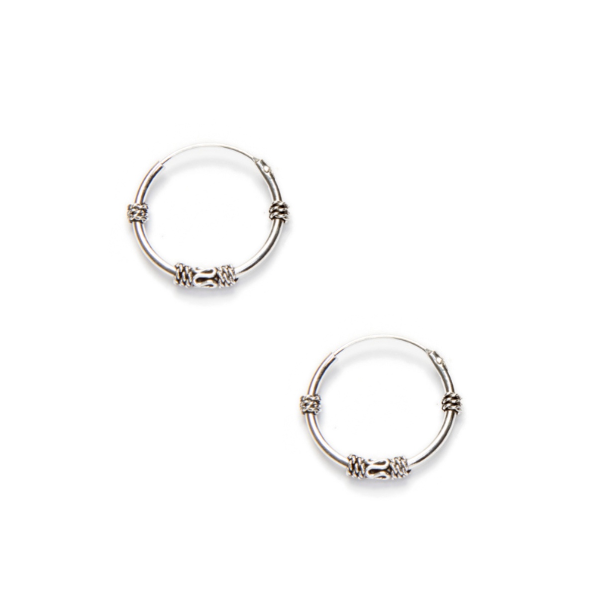 Pendientes ELIKA Plata (16MM) - Imagen 2