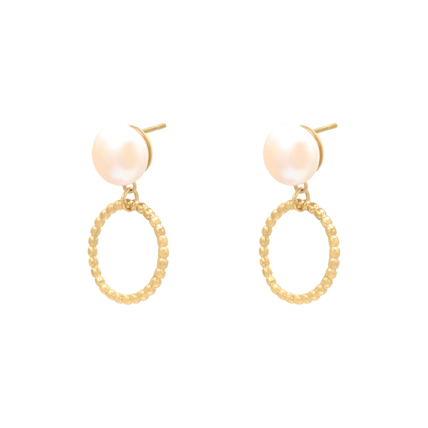 Pendientes ELODIE Acero Dorado