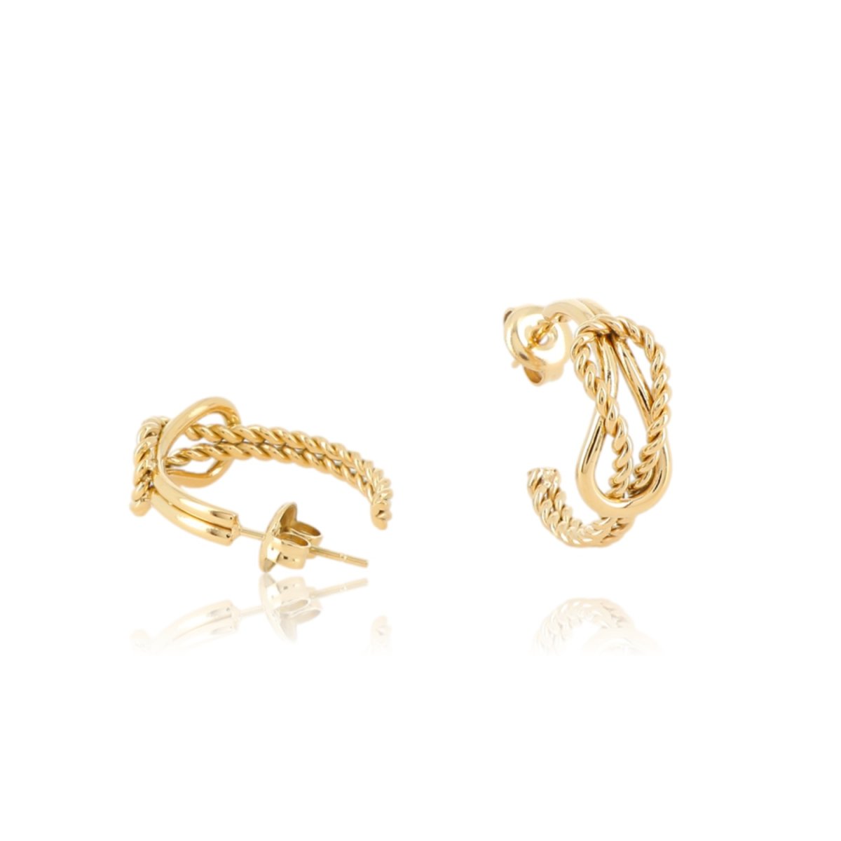 Pendientes FREYA Acero Dorado
