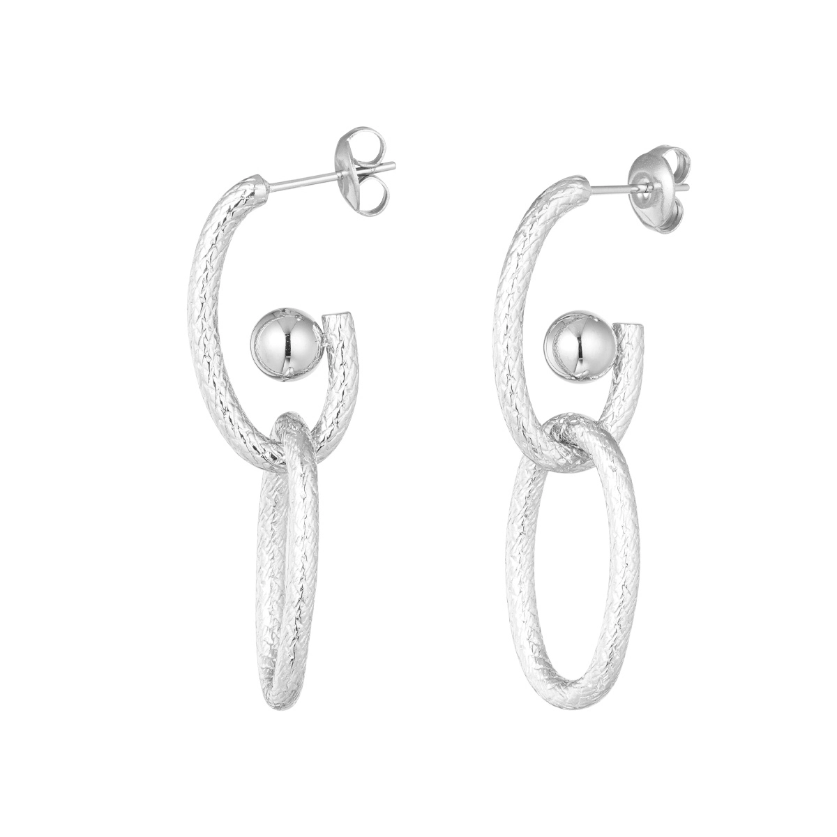 Pendientes HAZEL Acero