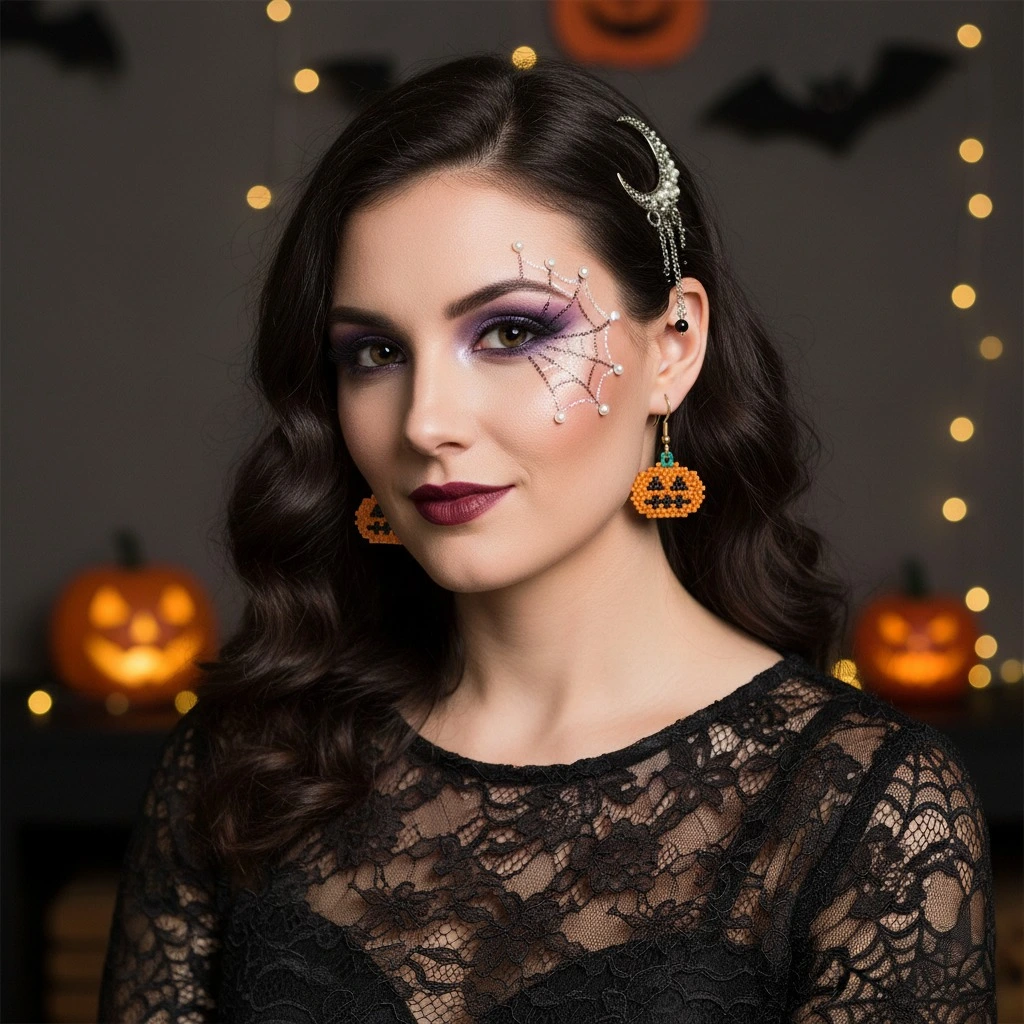 Pendientes CALABAZA Halloween - Imagen 3