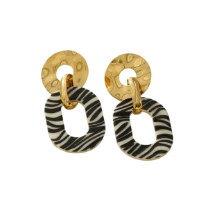 Pendientes ZENDAYA Acero Dorado