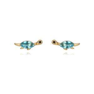 Pendientes IGUANODON Oro