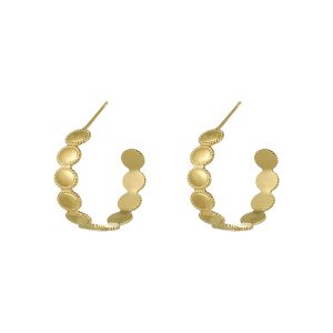 Pendientes IRINA Acero Dorado
