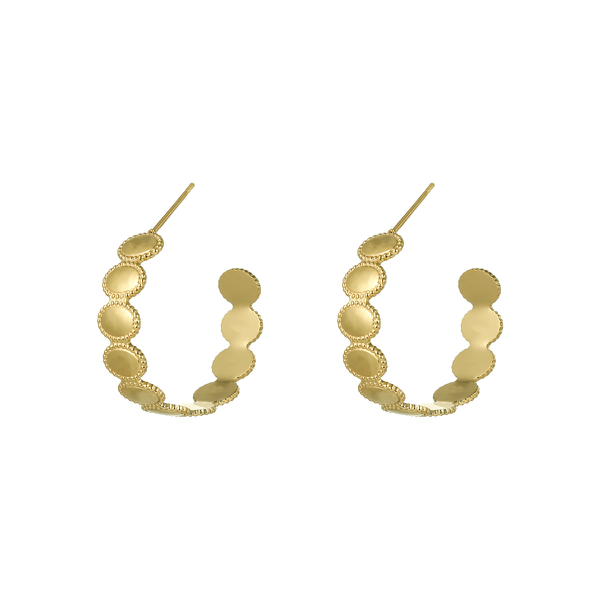 Pendientes IRINA Acero Dorado