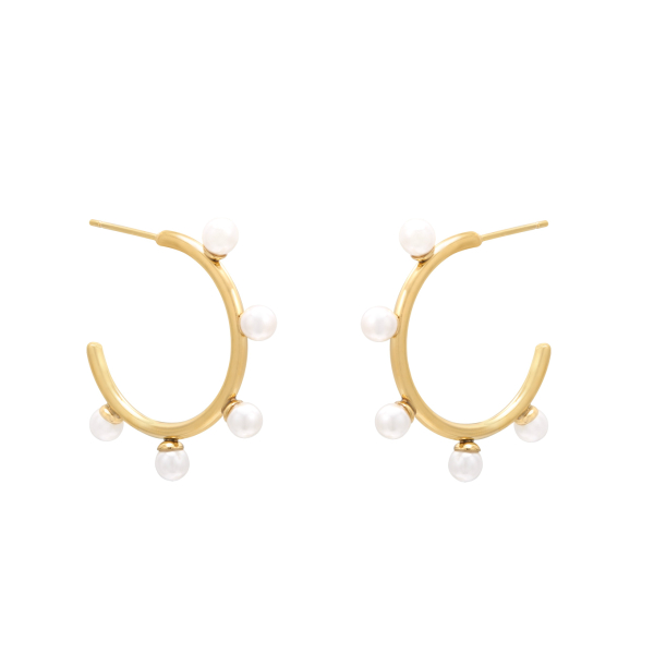 Pendientes JESSICA Acero Dorado - Imagen 2