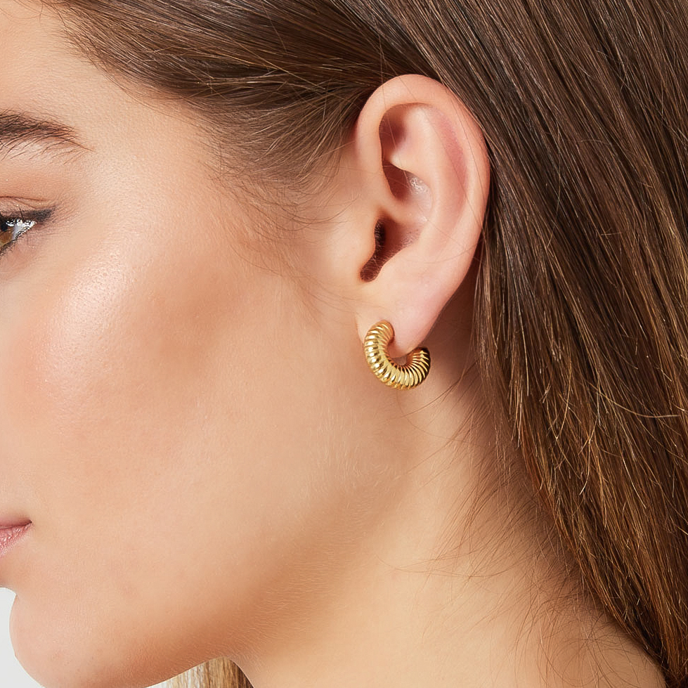 Pendientes JULISSA Acero Dorado - Imagen 3
