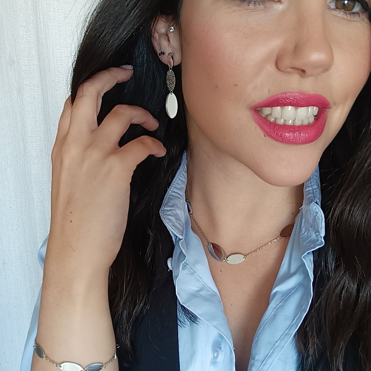Pendientes KAILANI Acero - Imagen 3