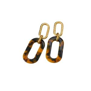Pendientes KENDALL Acero Dorado