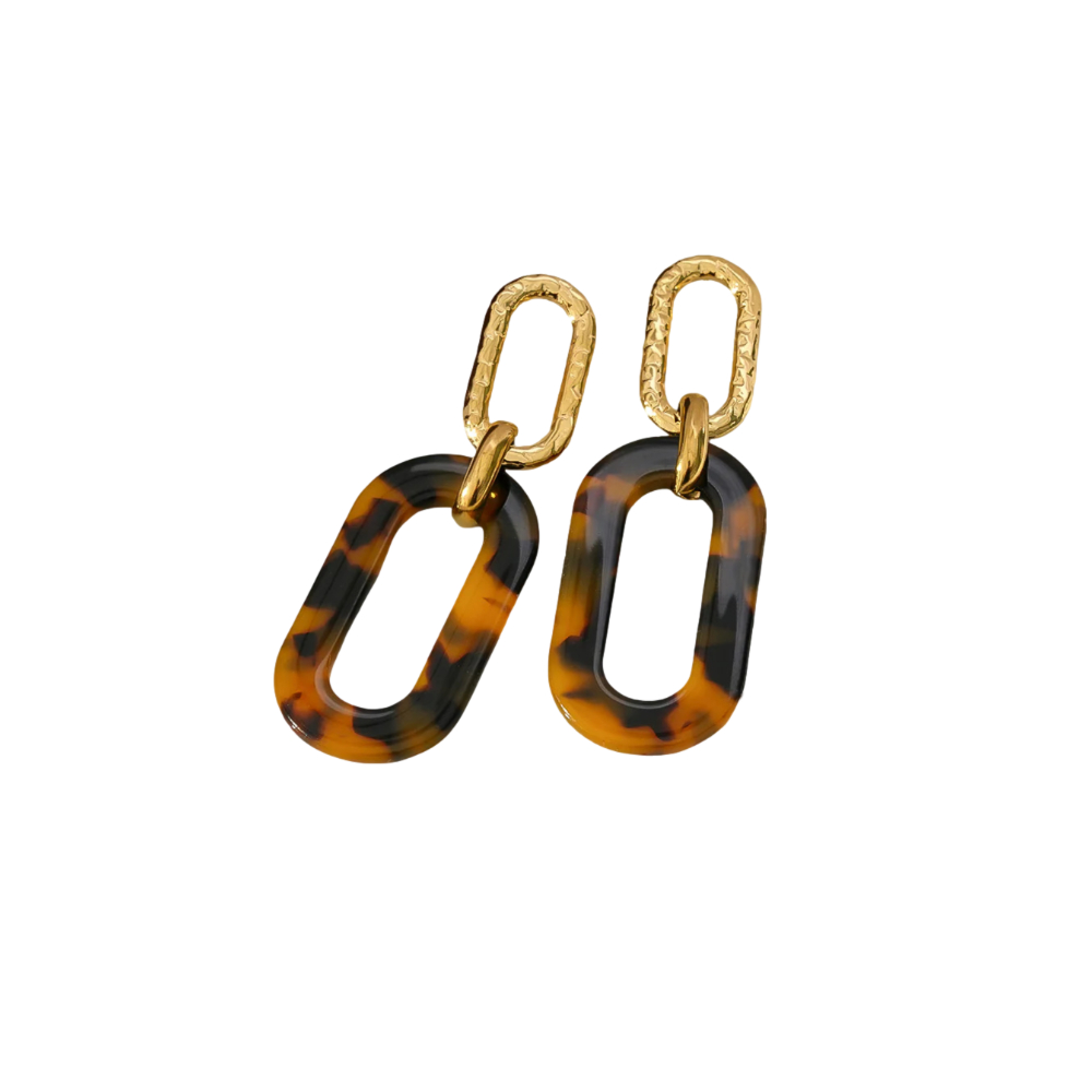 Pendientes KENDALL Acero Dorado