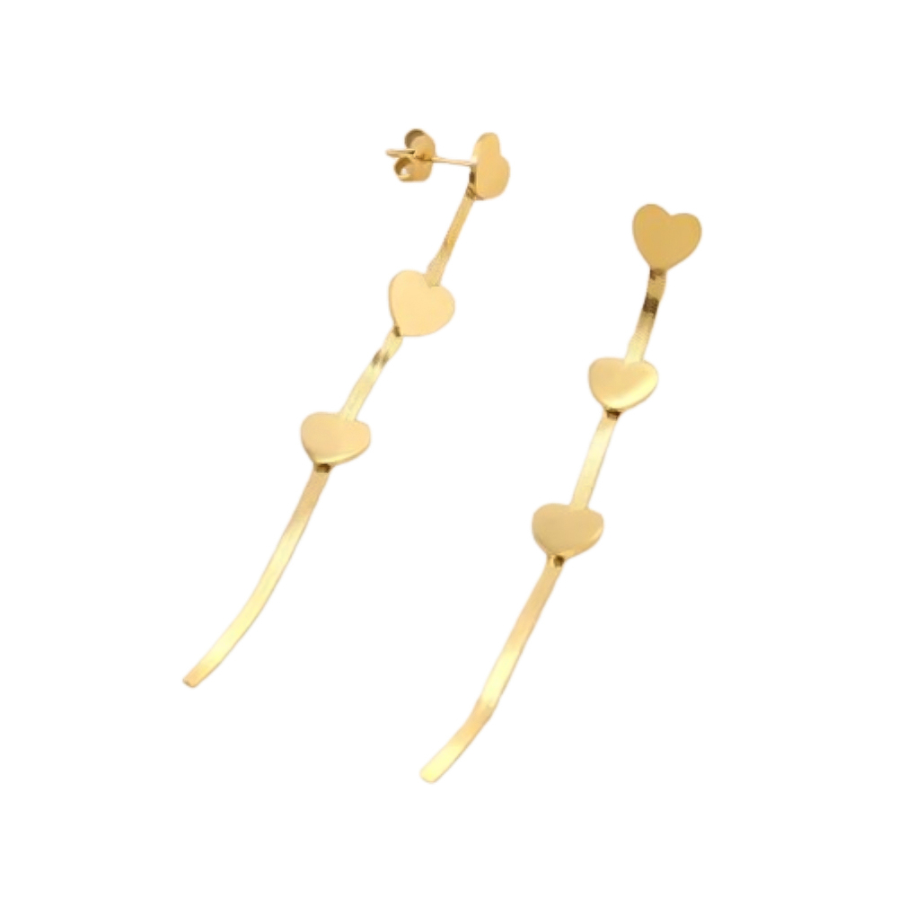 Pendientes LAILA Acero Dorado - Imagen 2