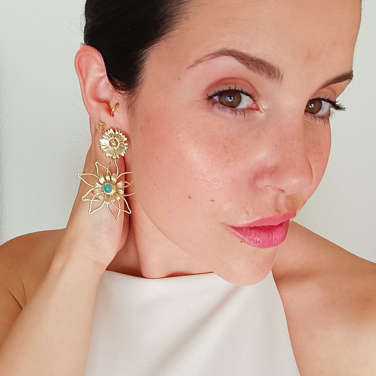 Pendientes LOREDI Azul - Imagen 3