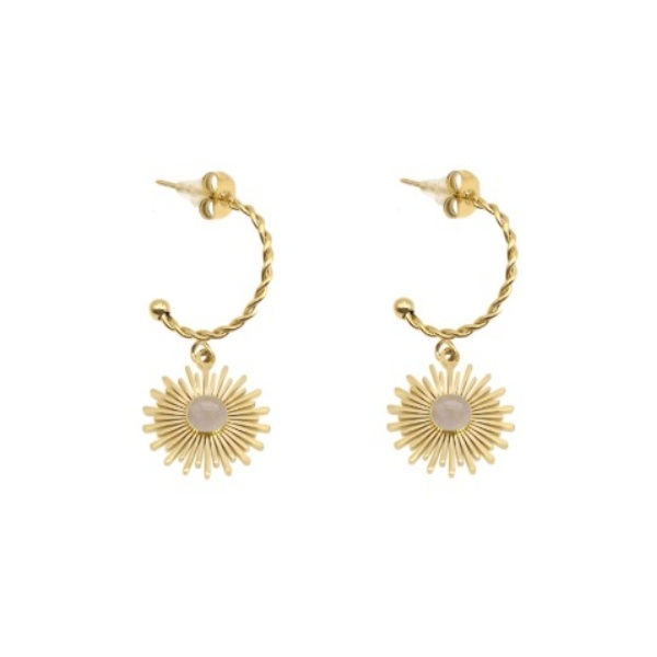Pendientes LORIE Acero Dorado
