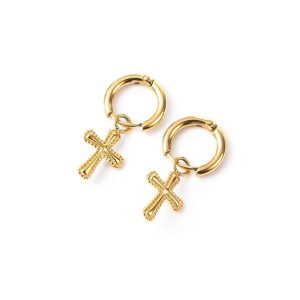 Pendientes MITALI Acero Dorado