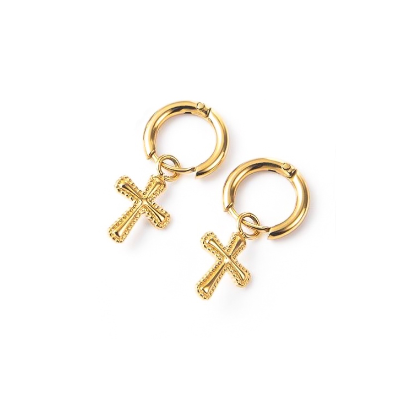 Pendientes MITALI Acero Dorado