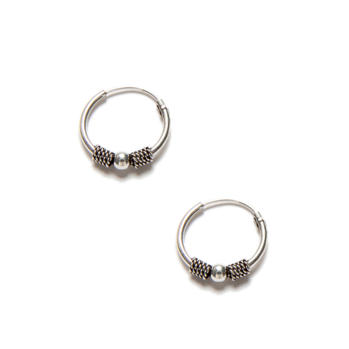 Pendientes NAVALA Plata (14MM) - Imagen 2