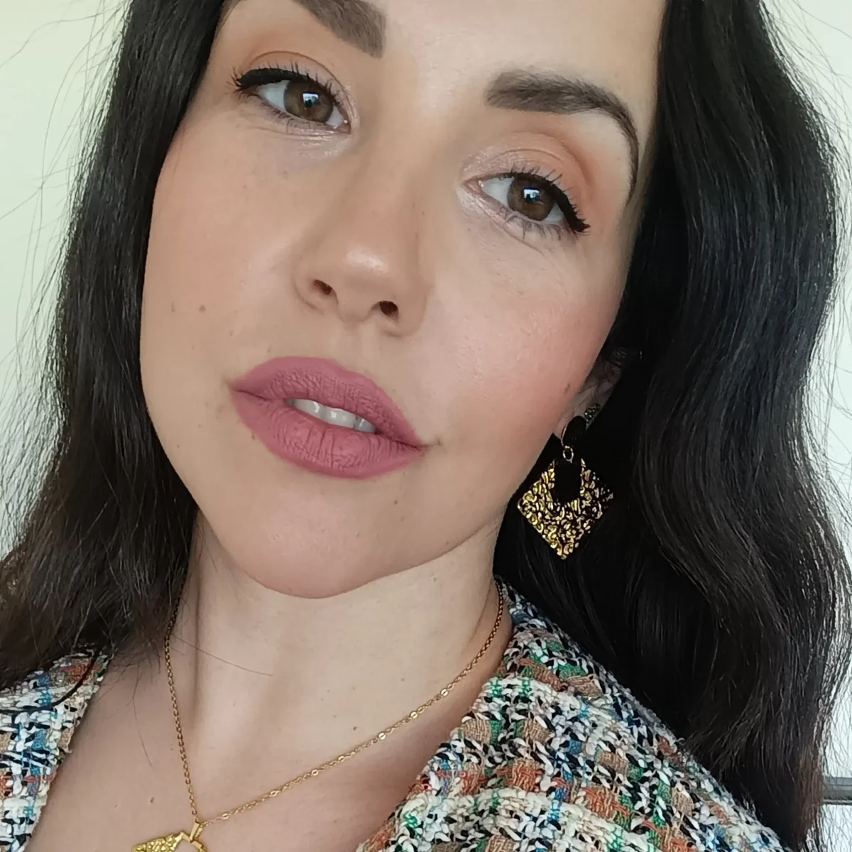 Pendientes OLGA Acero Dorado - Imagen 3