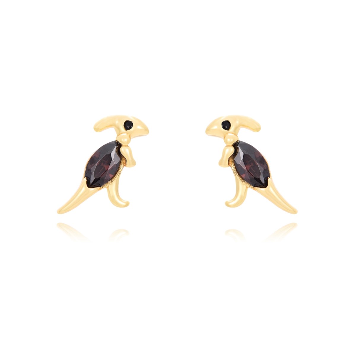 Pendientes PARASAURIO Oro - Imagen 2