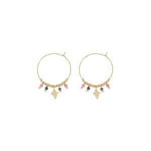 Pendientes PAULA Acero Dorado