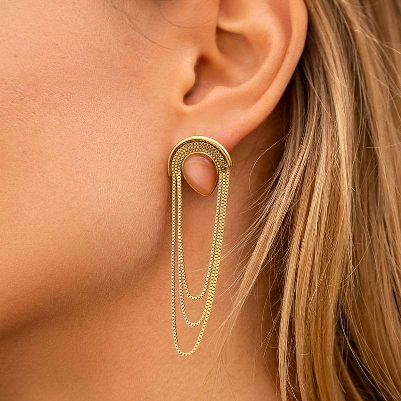 Pendientes PAULETTE Dorado - Imagen 3