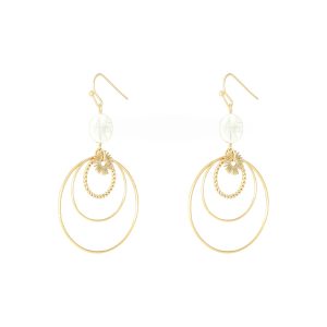 Pendientes ROXANE Acero Dorado