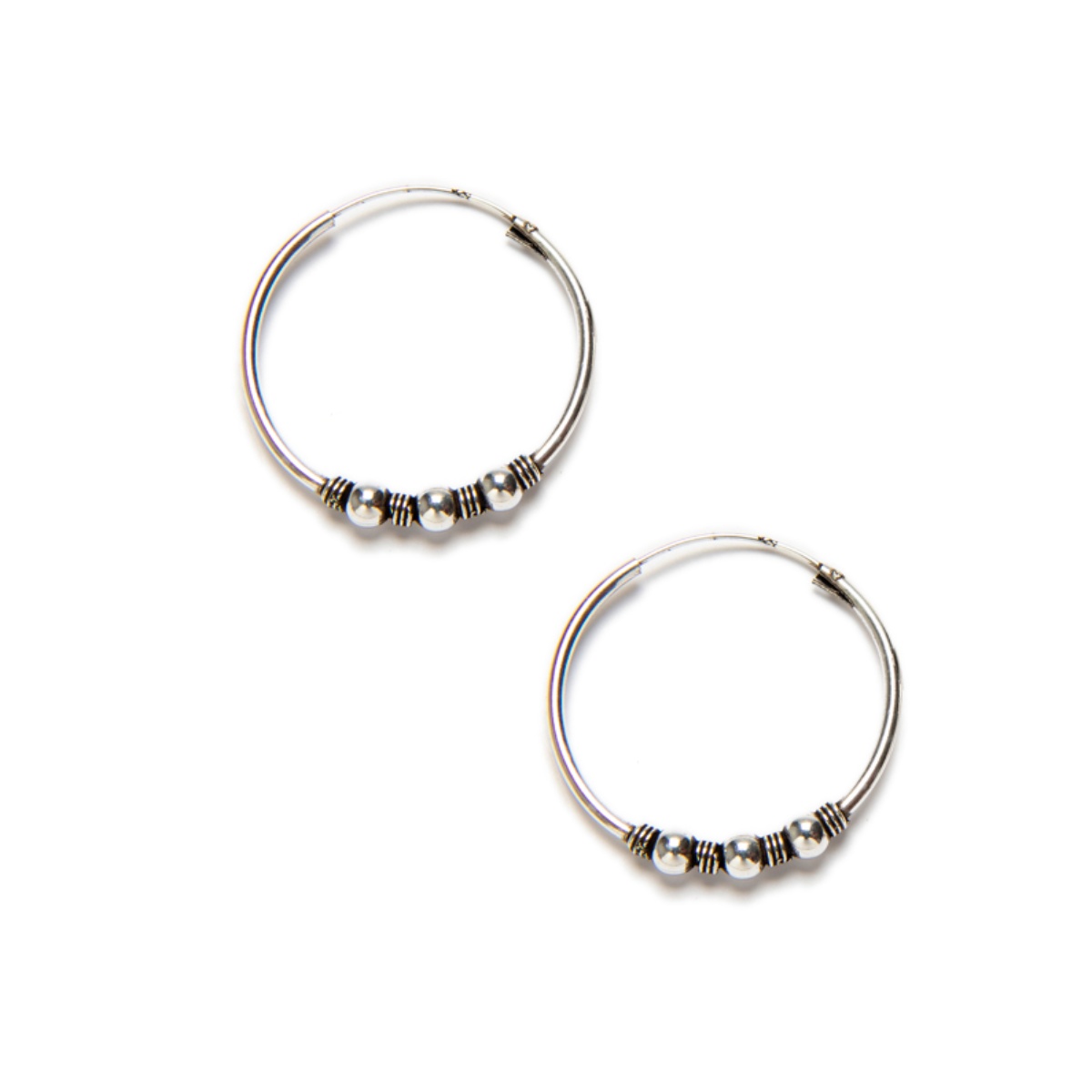 Pendientes SAJANI Plata (30MM) - Imagen 2