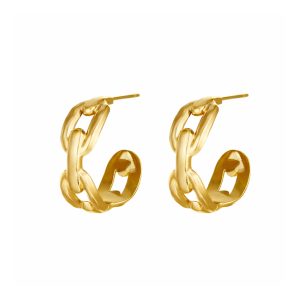 Pendientes SASHA Acero Dorado