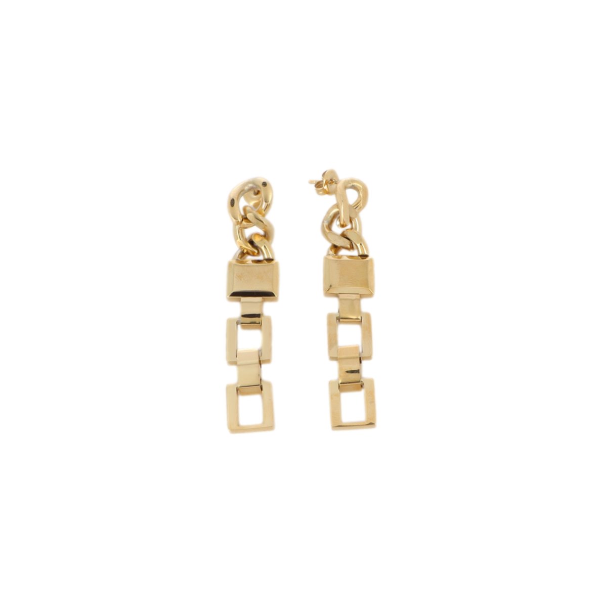 Pendientes SELENA Acero Dorado - Imagen 2