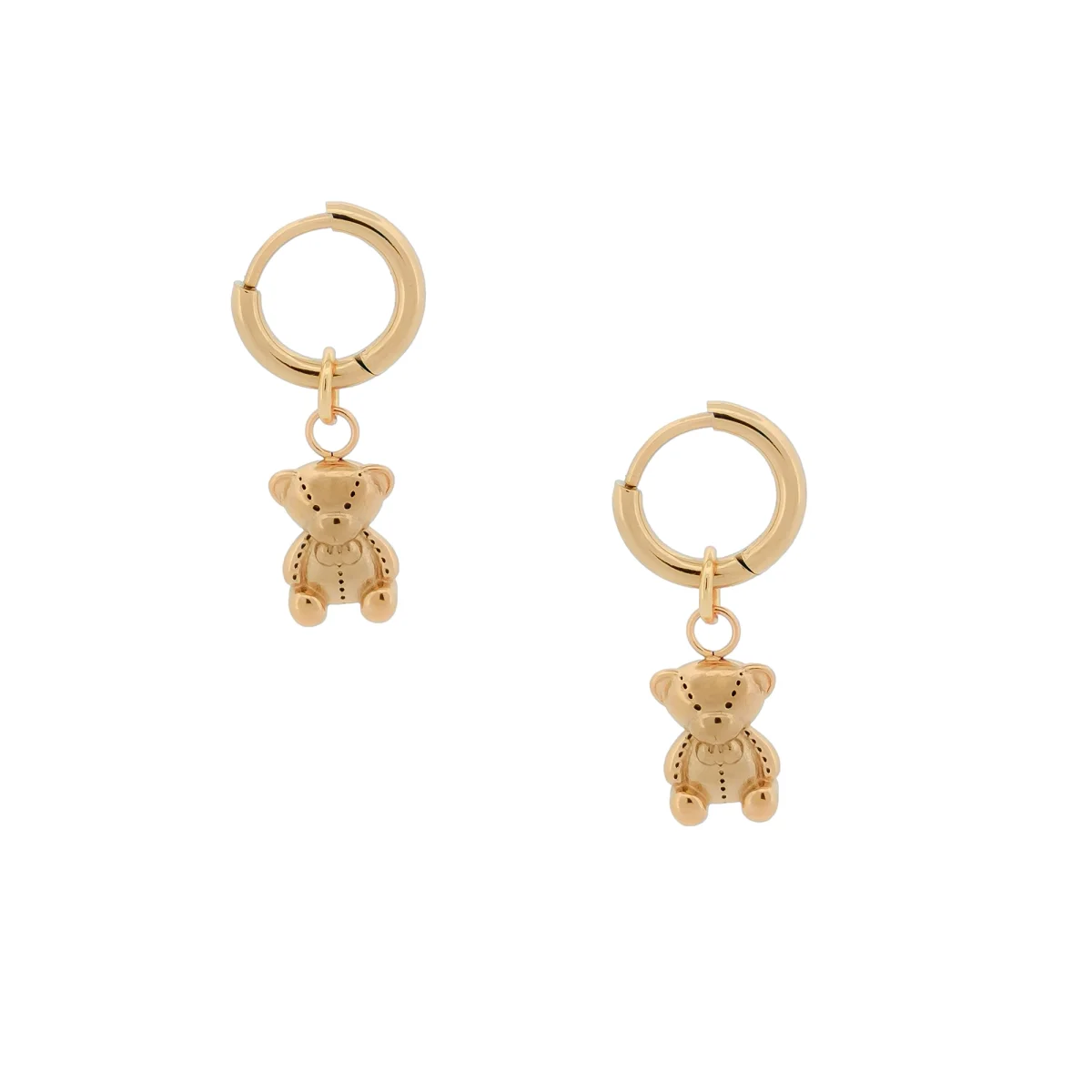 Pendientes SARA Acero Dorado - Imagen 2