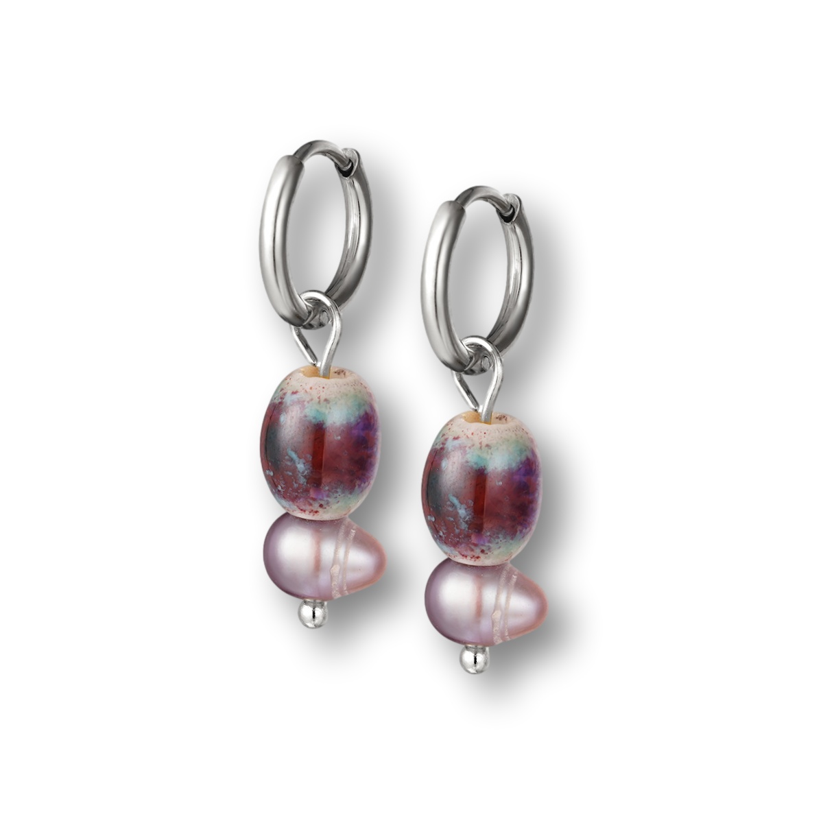 Pendientes SHANTAL Acero - Imagen 2