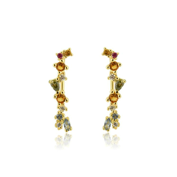 Pendientes Trepadores ANI Oro - Imagen 3