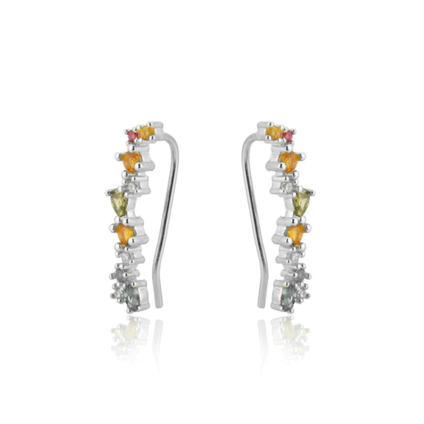 Pendientes Trepadores ANI Plata - Imagen 2