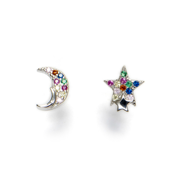 Pendientes YAMINI Plata - Imagen 2