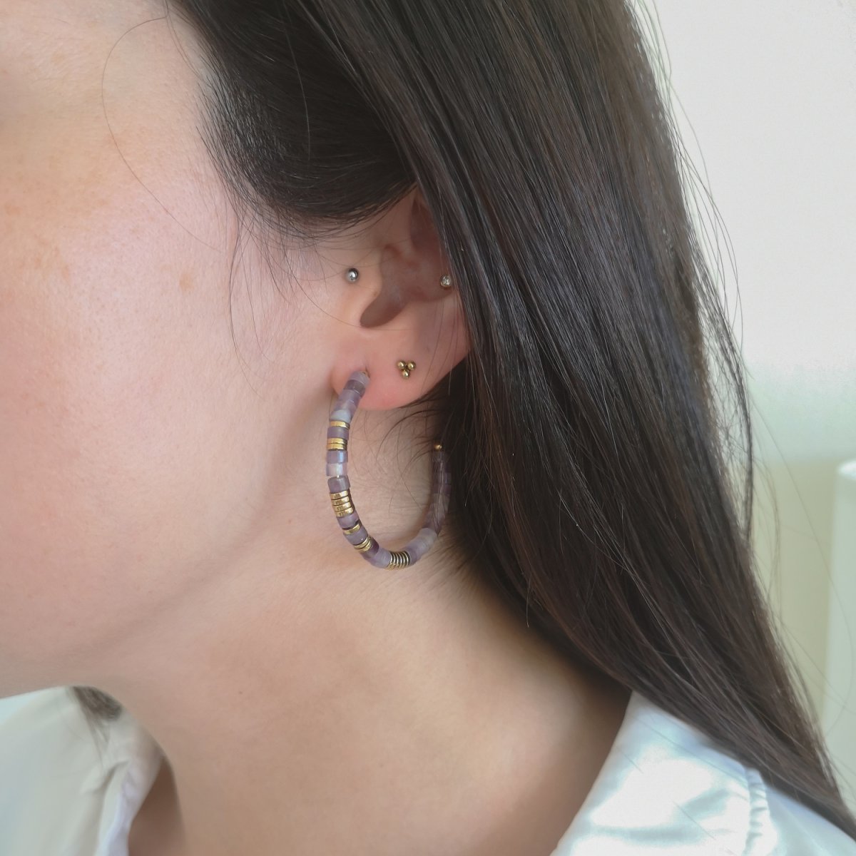 Pendientes BECA Amatista - Imagen 3