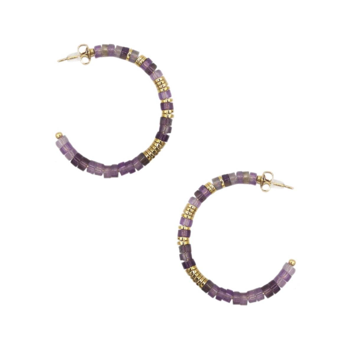 Pendientes BECA Amatista