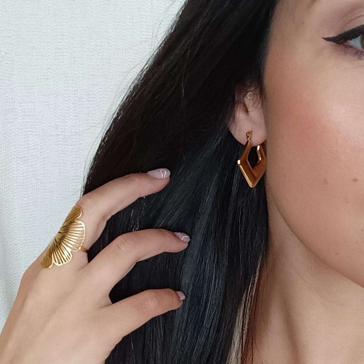 Pendientes ITZAYANA Dorado - Imagen 3