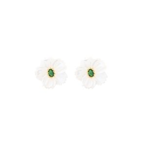 Pendientes AKINA Dorado / Verde